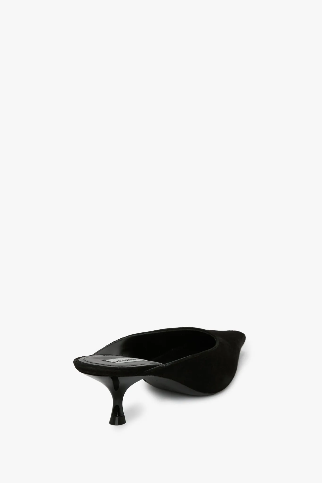 Sloan Mule In Black Suede Victoria Beckham