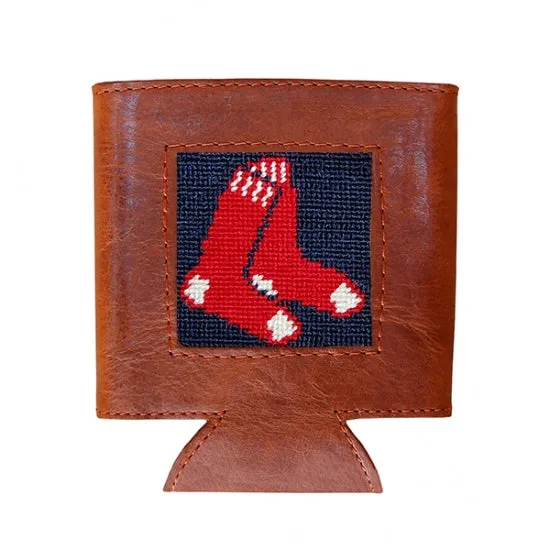 Smathers & Branson Boston Red Sox Needlepoint Can Cooler - Classic Navy