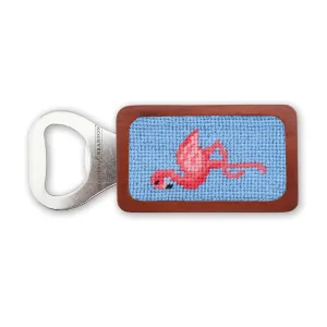 Smathers & Branson Flamingo Bottle Opener - Light Blue