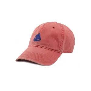 Smathers & Branson Points of Sail Nantucket Red Needlepoint Hat