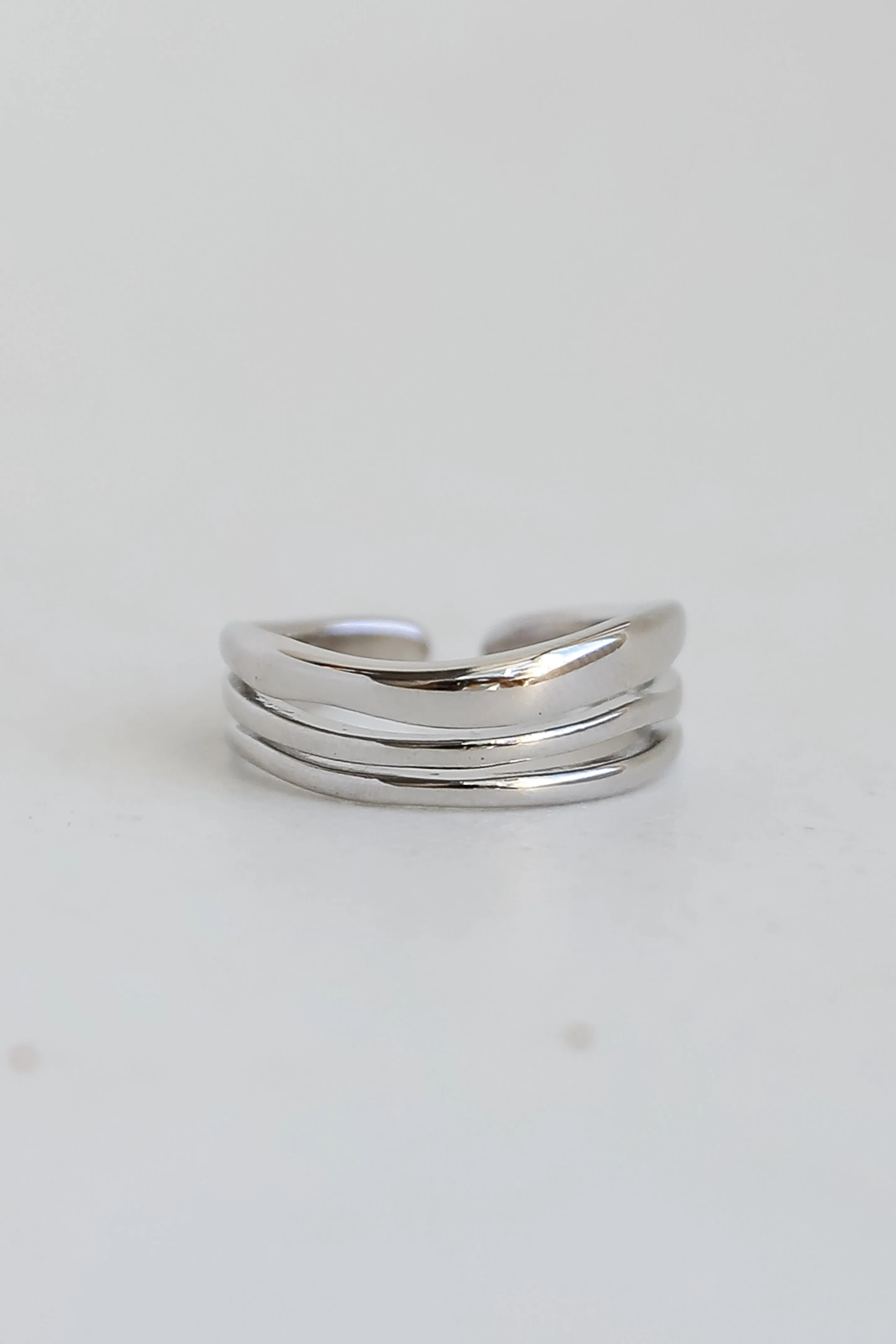 Sofia Silver Triple Ring