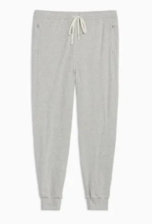 Southern Tide Backrush Heather Jogger Pant - Heather Marshmallow