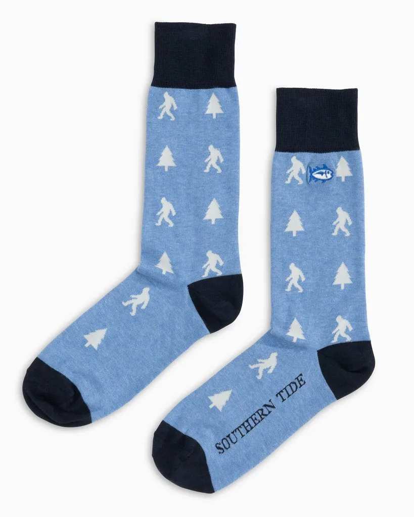 Southern Tide Men's Sighting Area Socks - Heather Ocean Channel