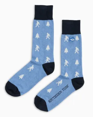 Southern Tide Men's Sighting Area Socks - Heather Ocean Channel