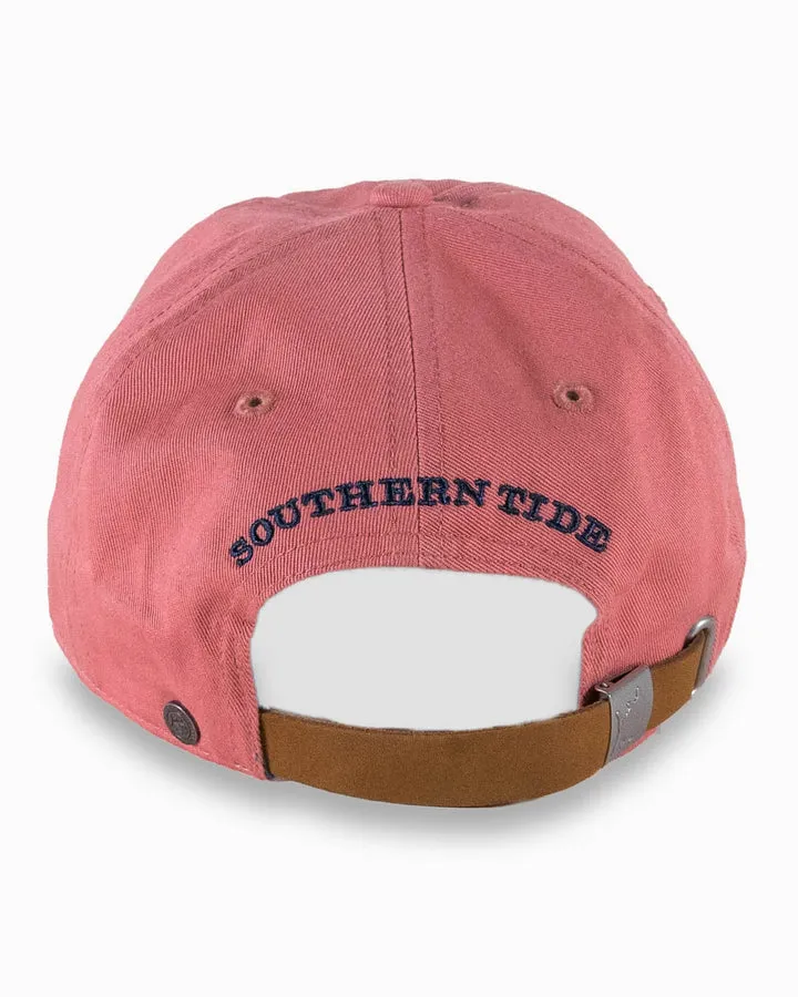 Southern Tide Skipjack Leather Strap Hat - Conch Shell