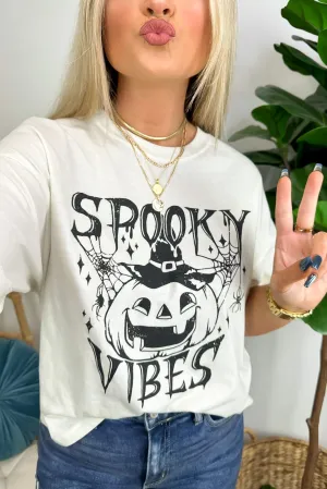 Spooky Vibes Relaxed Graphic Tee - FINAL SALE