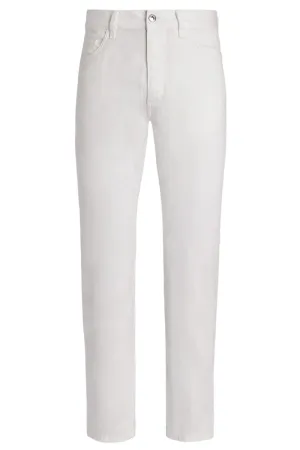 Stretch Linen & Cotton Jeans