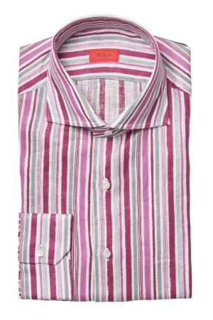 Striped Linen Sport Shirt