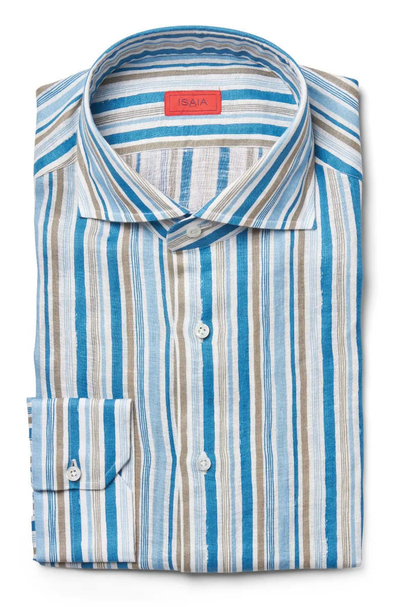 Striped Linen Sport Shirt