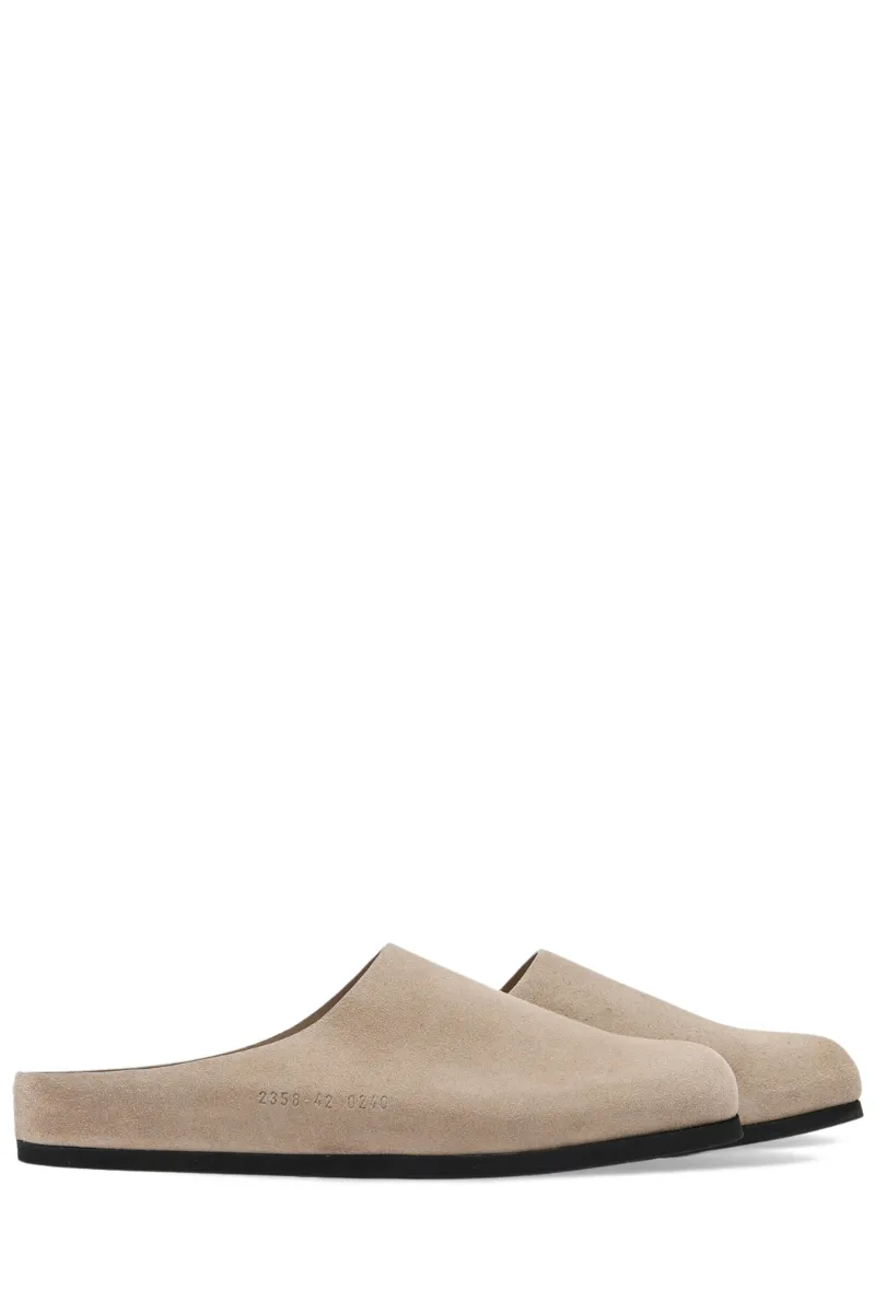 Suede Clogs