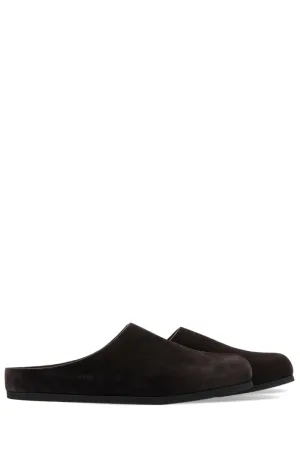Suede Clogs