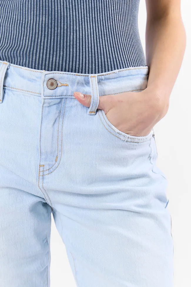 Taylor Light Wash Mid Rise Baggy Jeans SALE