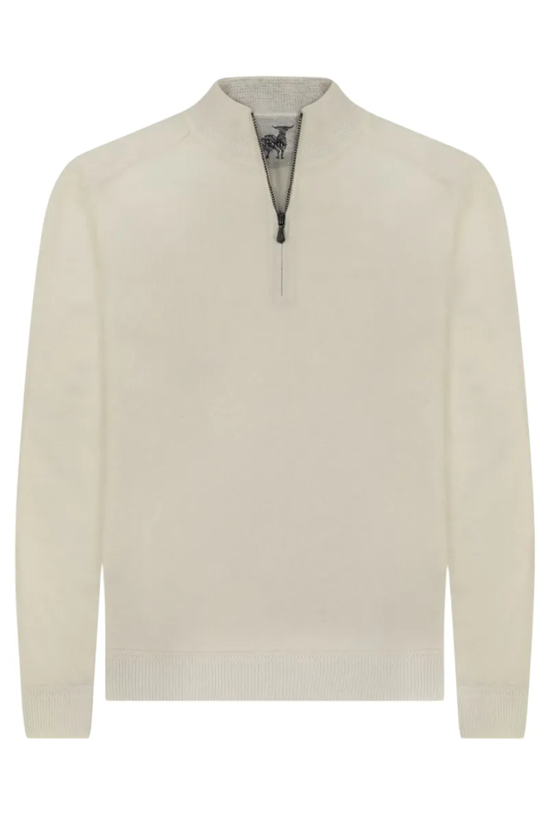 The Ryan Mock Zip Sweater
