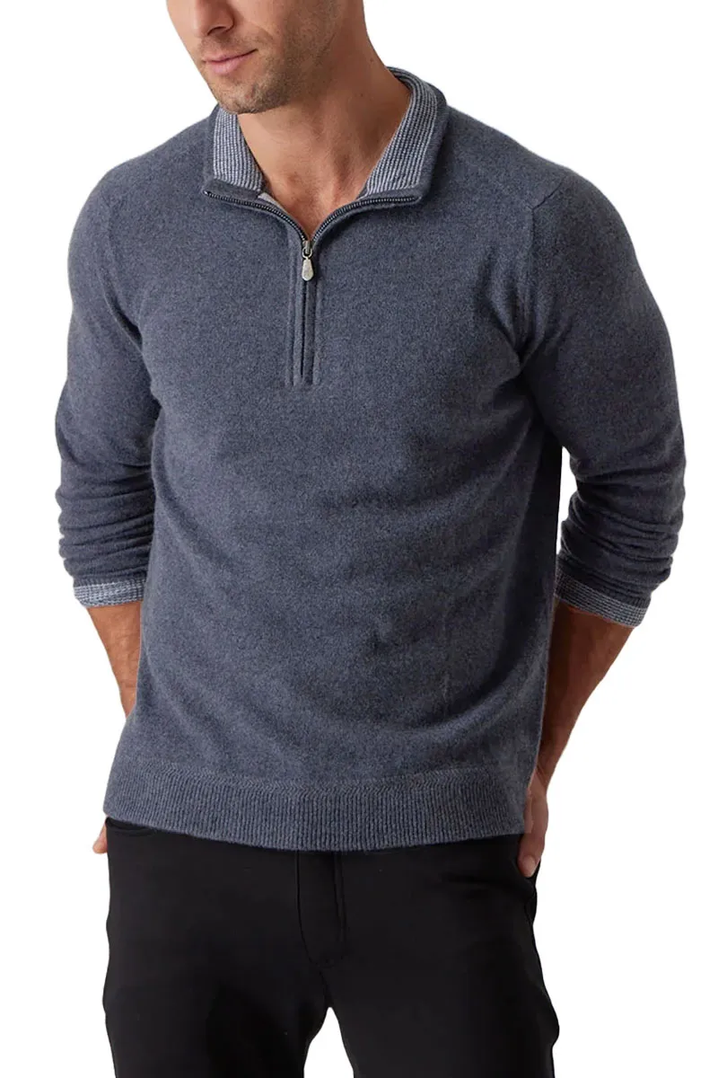 The Ryan Mock Zip Sweater