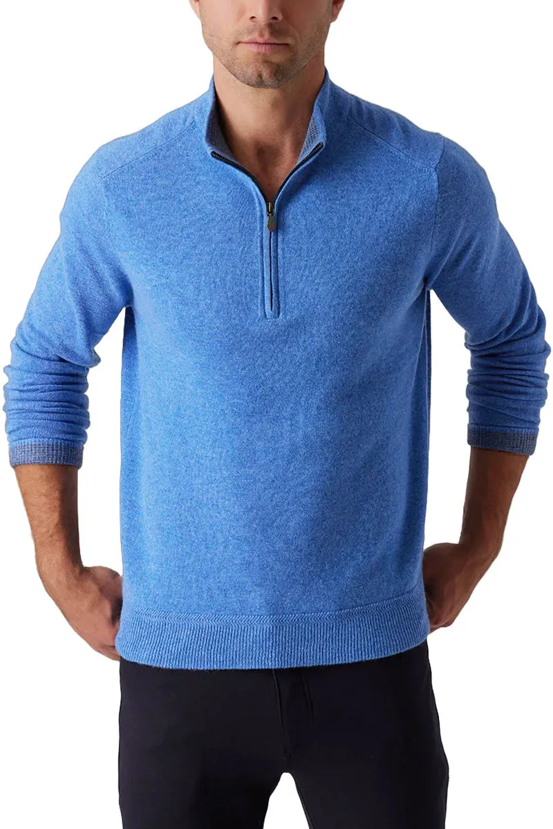 The Ryan Mock Zip Sweater