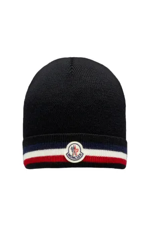 Tricolor Wool Beanie