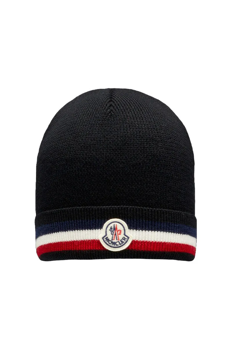 Tricolor Wool Beanie