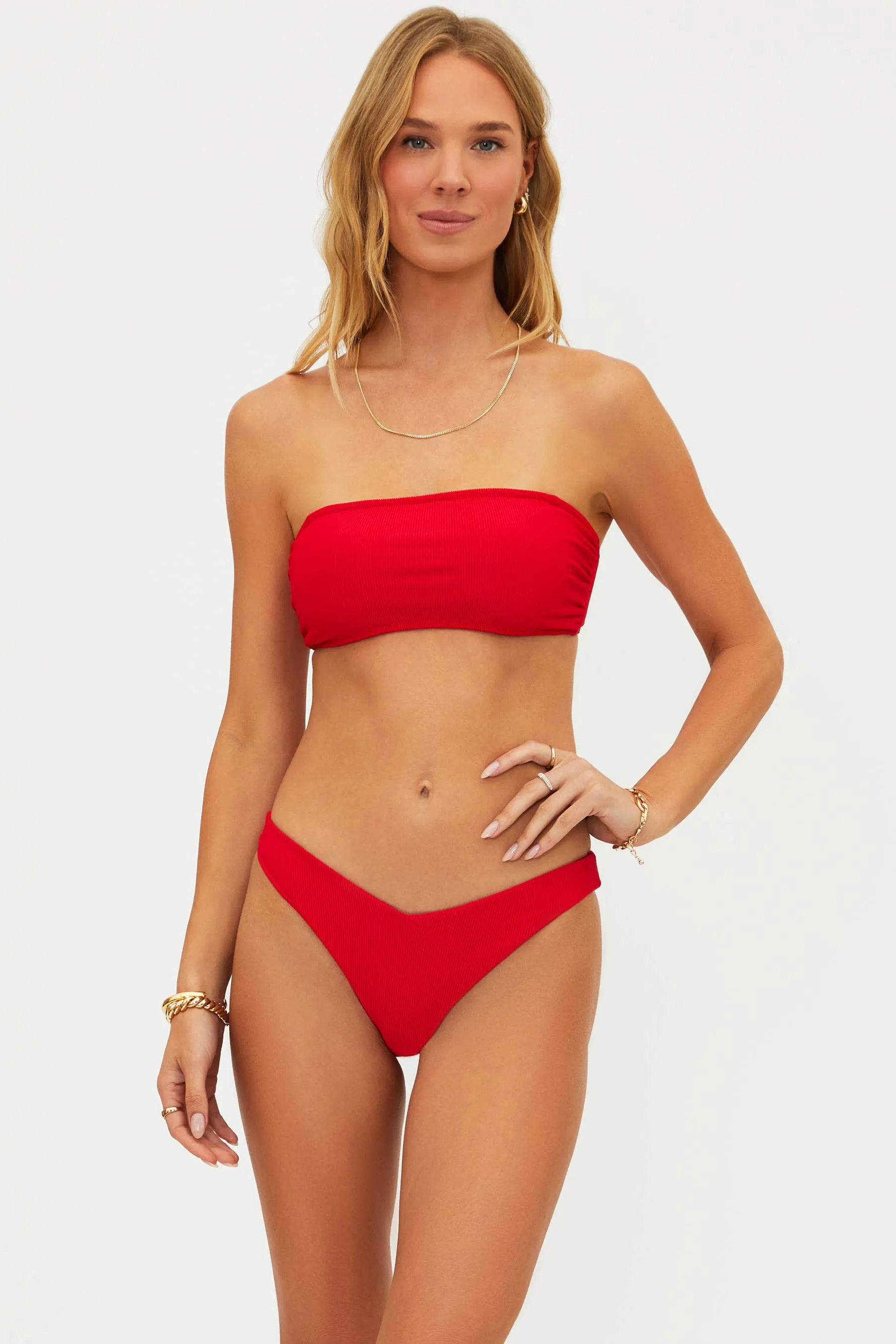 Vanessa Bottom Red Beach Riot