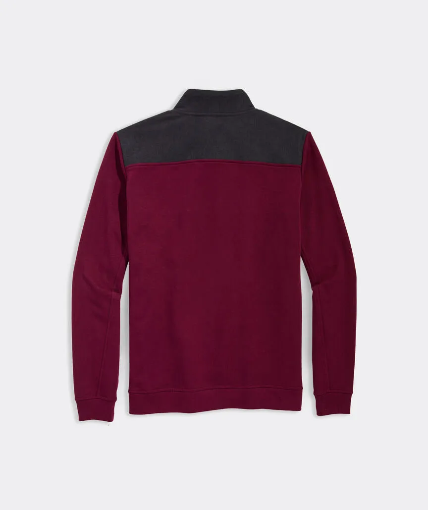 Vineyard Vines Corduroy Shoulder Professor Shep Shirt - Crimson