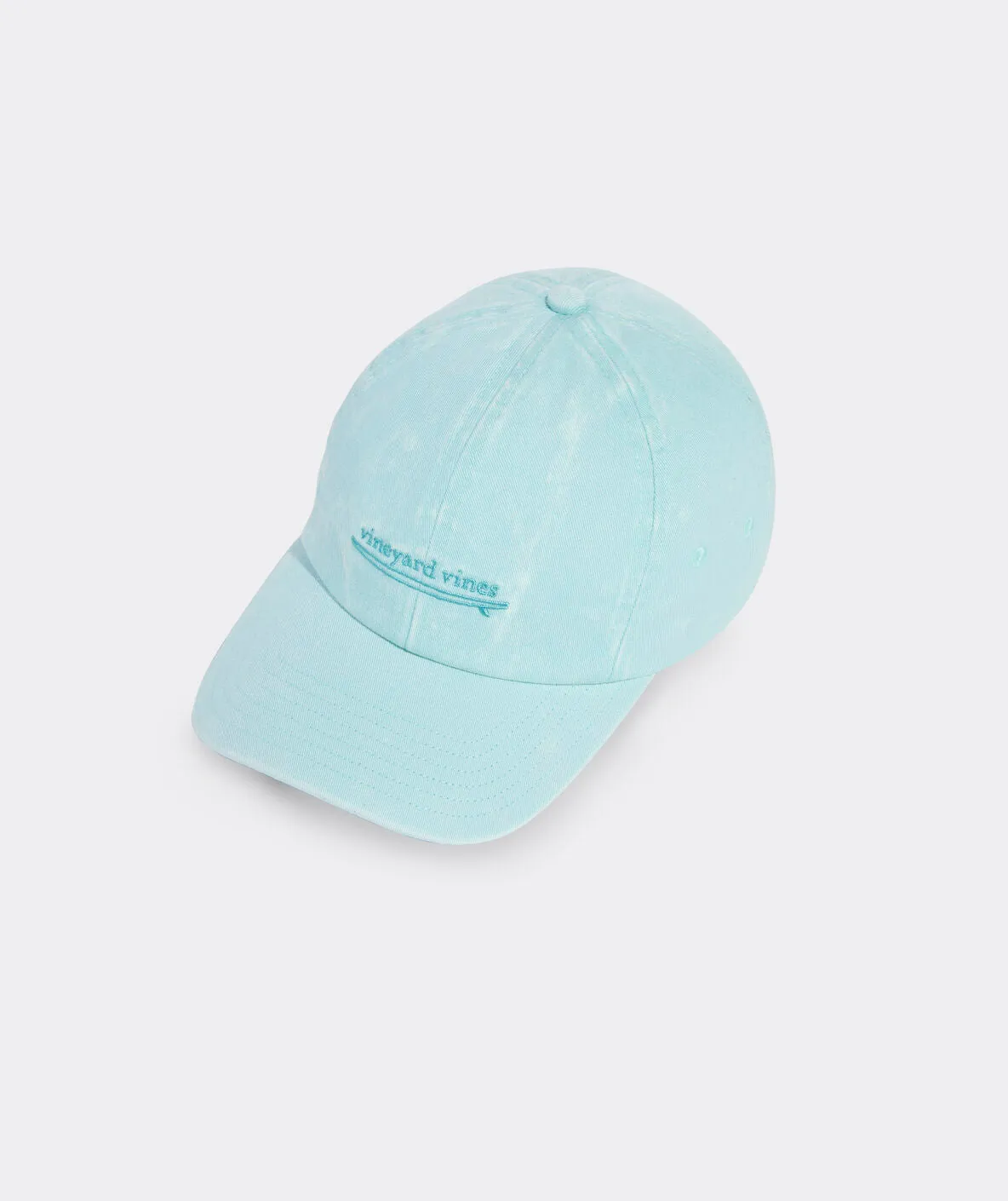 Vineyard Vines Men's Island Washed Twill Baseball Hat - Aqua Sky