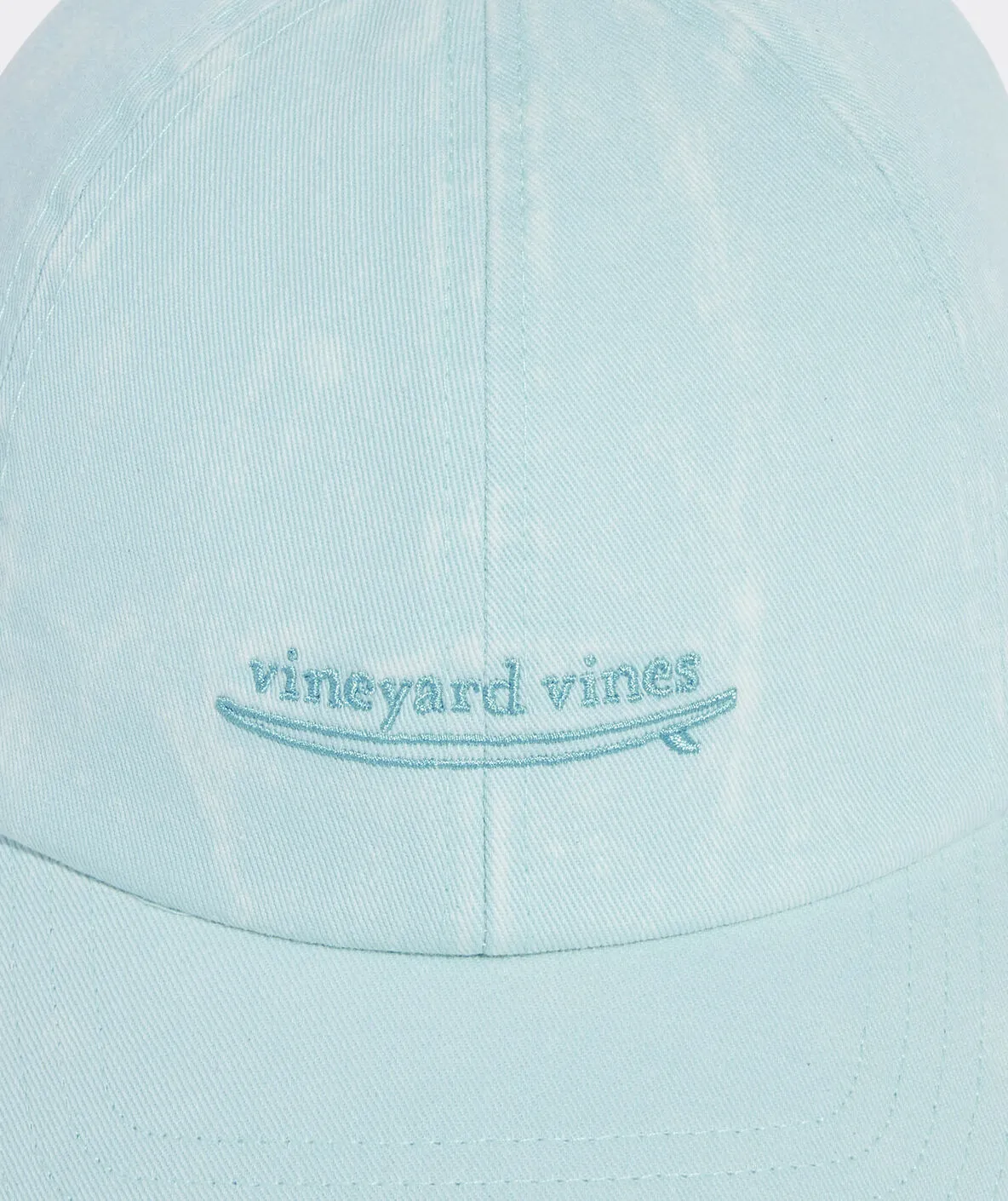 Vineyard Vines Men's Island Washed Twill Baseball Hat - Aqua Sky