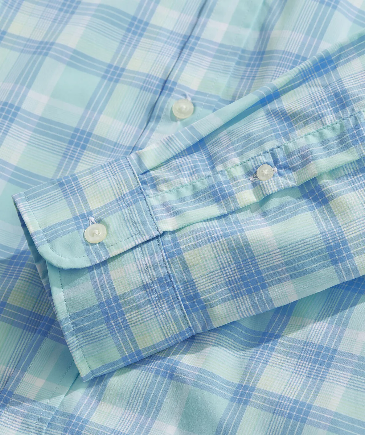 Vineyard Vines Men's On-The-Go Lightweight Plaid Shirt - Island Paradise