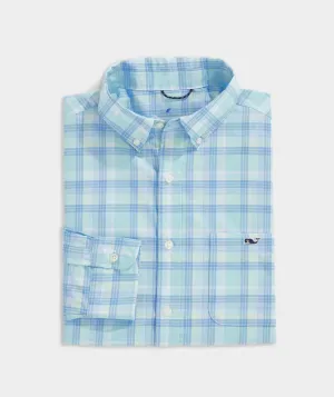 Vineyard Vines Men's On-The-Go Lightweight Plaid Shirt - Island Paradise