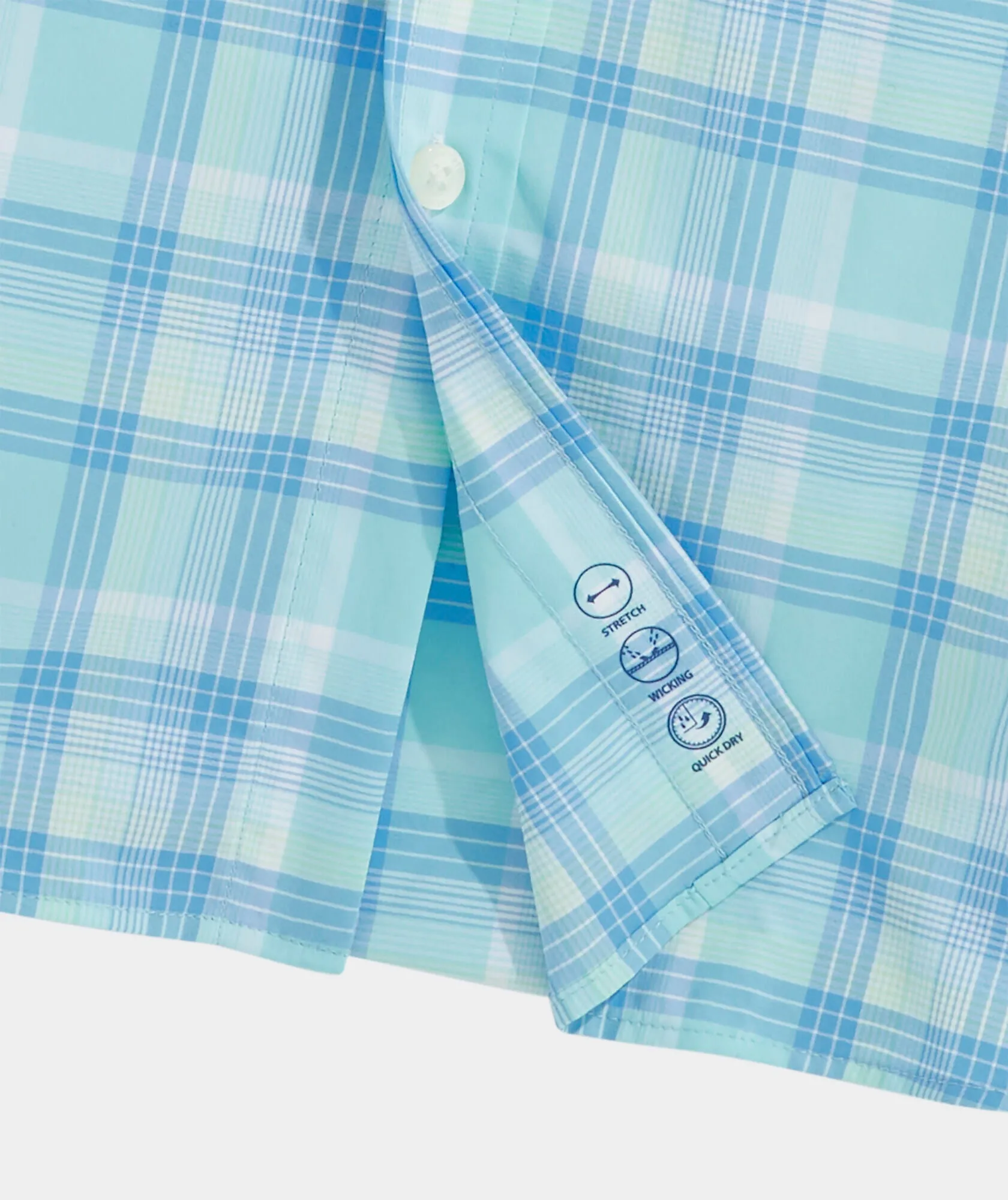 Vineyard Vines Men's On-The-Go Lightweight Plaid Shirt - Island Paradise