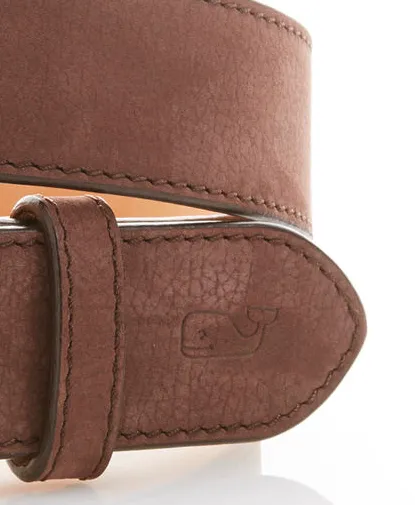Vineyard Vines Nubuc Tipped Belt