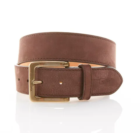 Vineyard Vines Nubuc Tipped Belt
