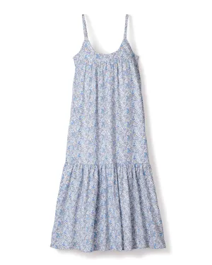 Women's Twill Chlo Nightgown in Fleur D'Azur